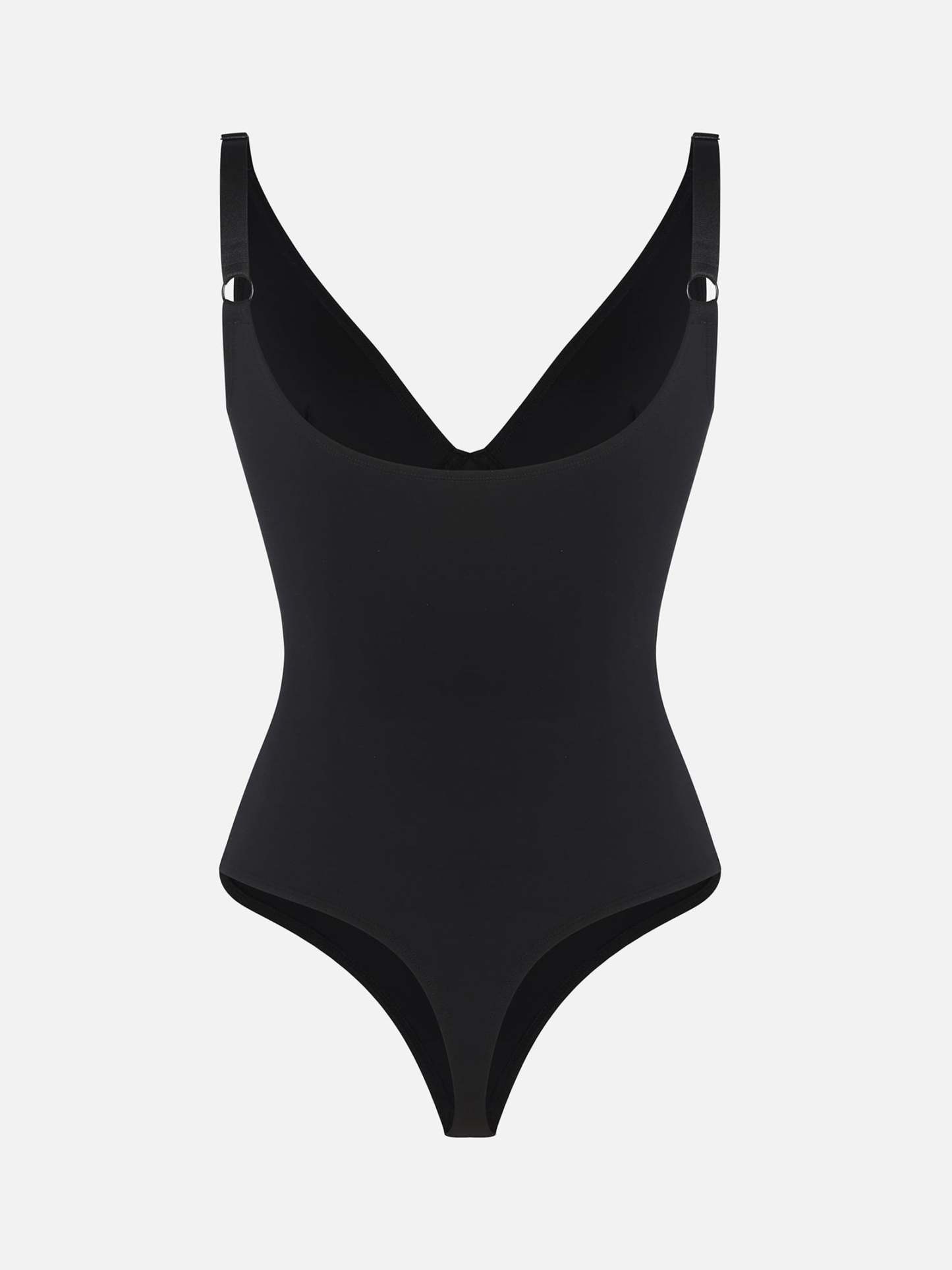 Deep Plunge Underwire Backless Thong Bodysuit
