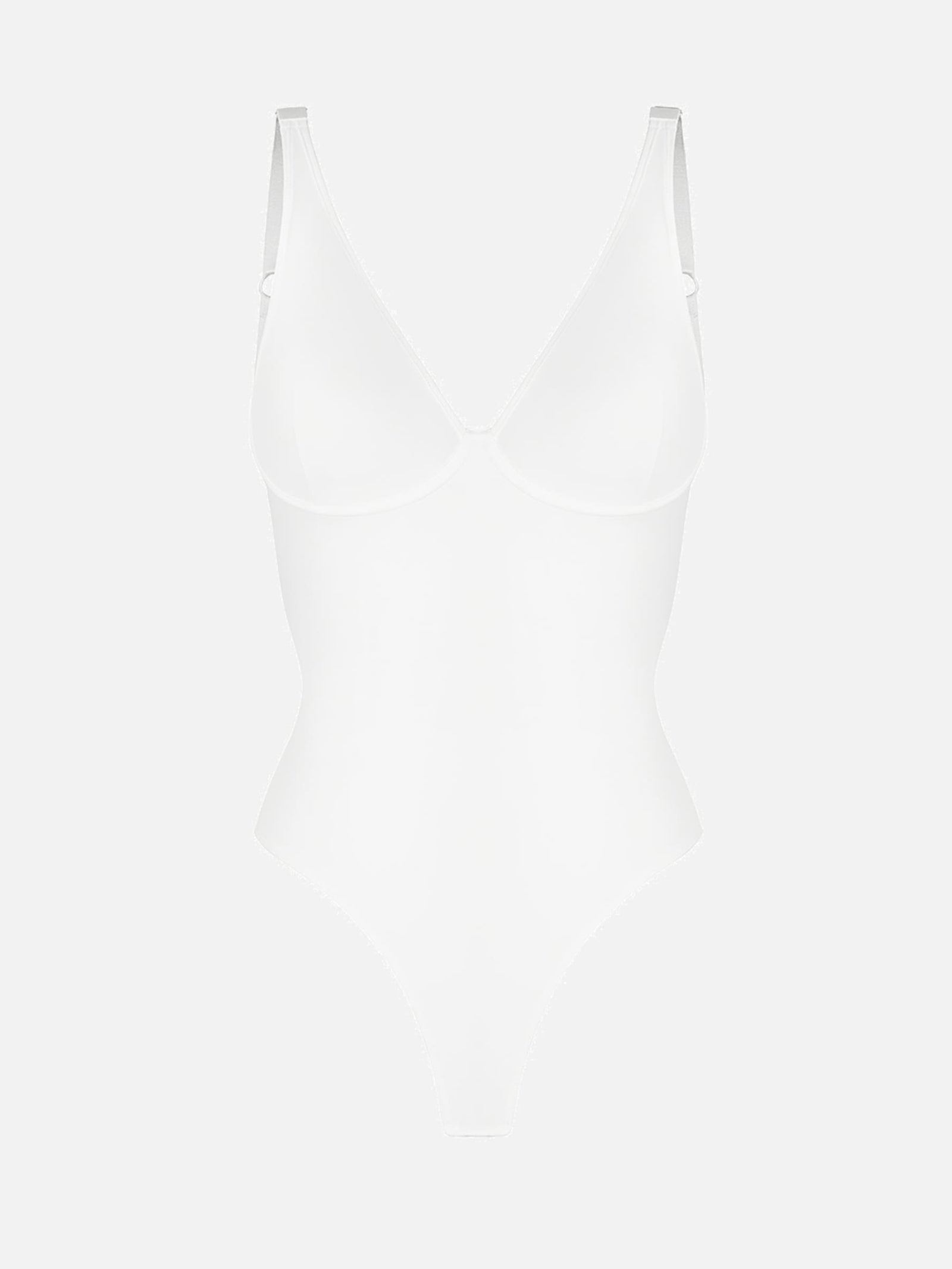 Deep Plunge Underwire Backless Thong Bodysuit