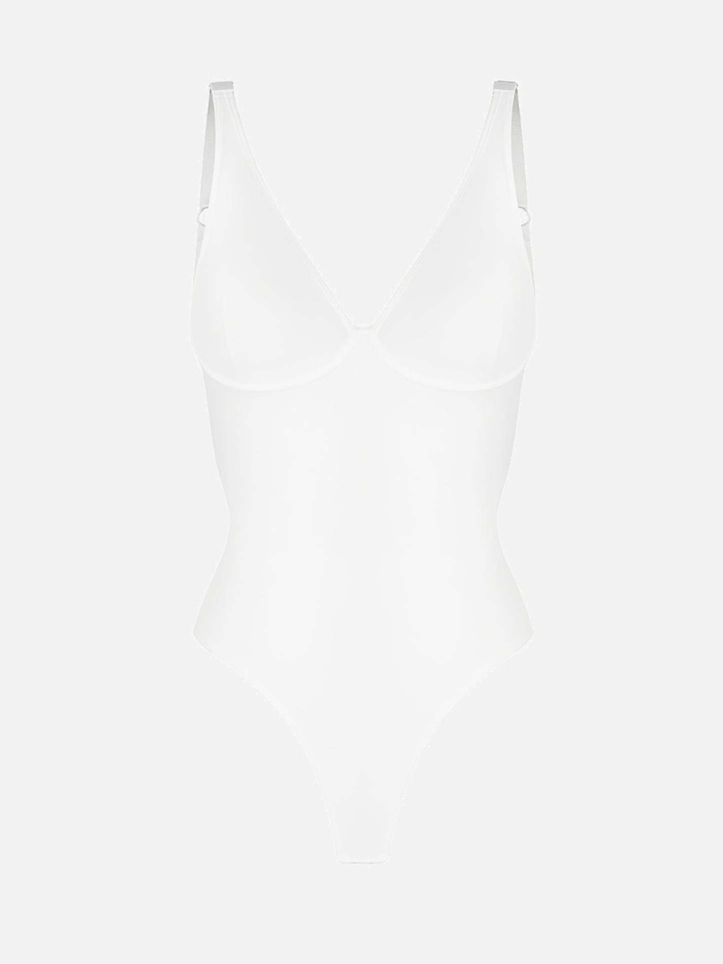 Deep Plunge Underwire Backless Thong Bodysuit