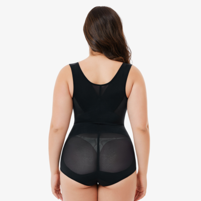 Nebility Plus Size Shapewear Bodysuit Tummy Control Body Shaper Seamless Faja Colombian Waist Trainer Girdle