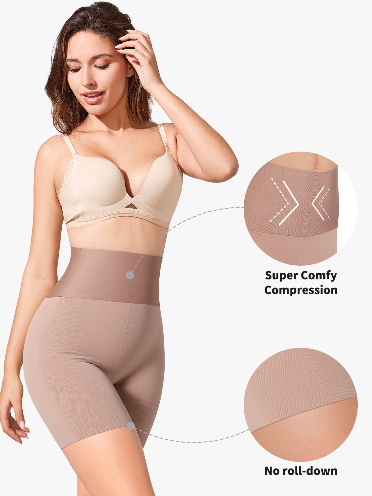 Seamless High Waisted Tummy Control Shorts