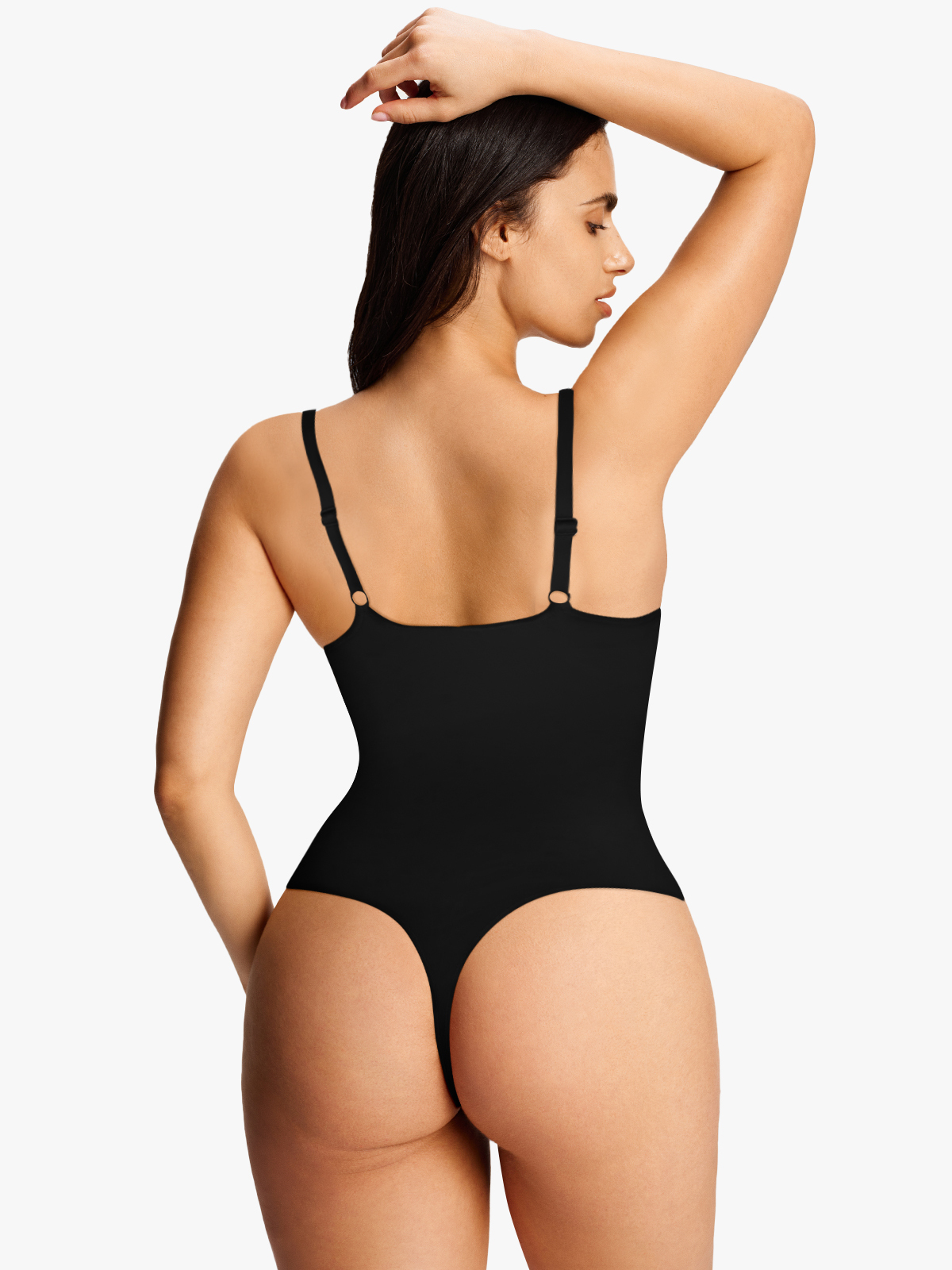Seamless Tummy Control Underwire Cami Thong Bodysuit