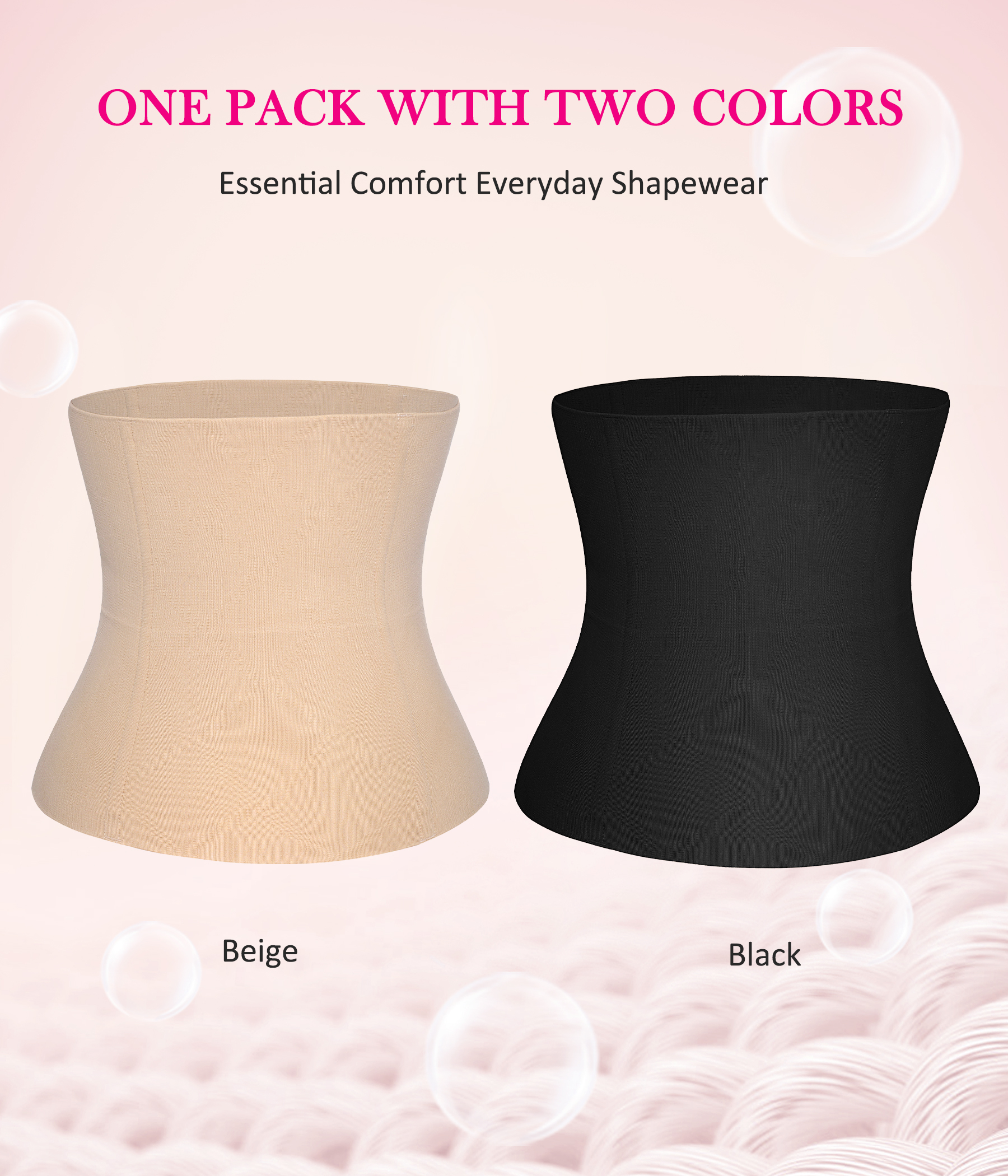 Nebility Womens' Waist Trainer Tummy Control Waist Cincher Slim Body Shaper