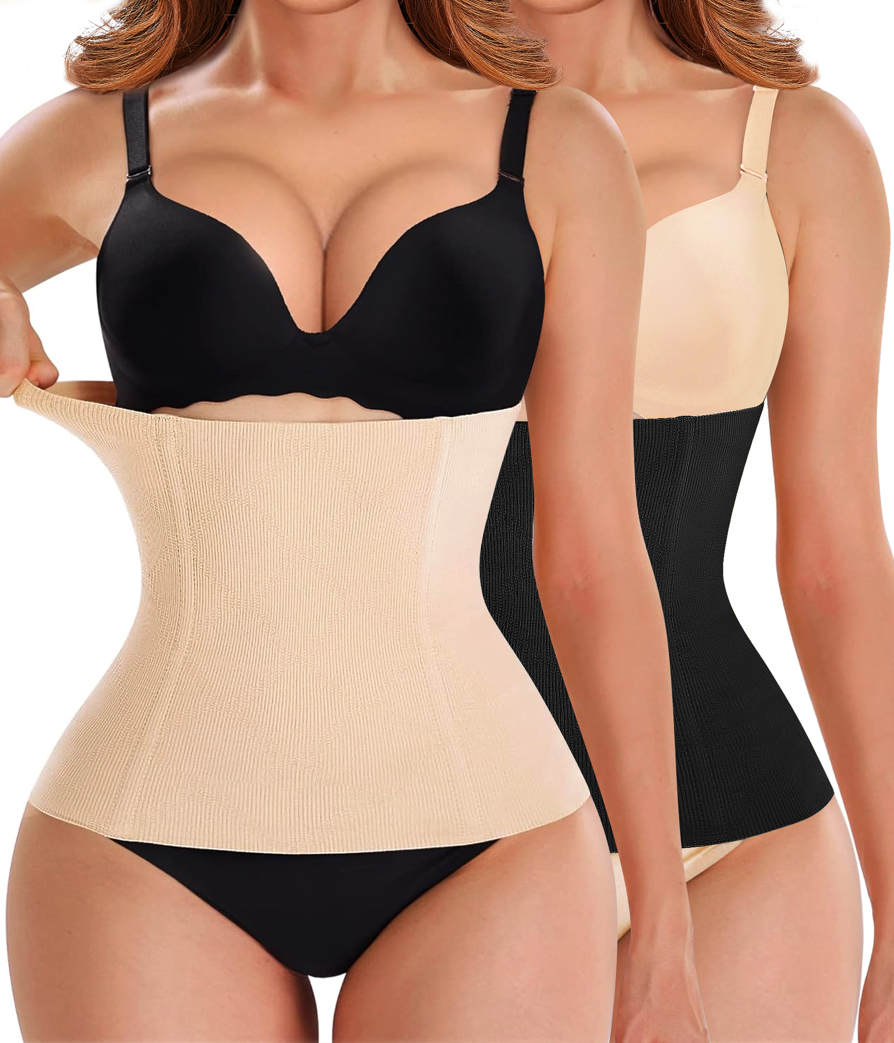 Nebility Womens' Waist Trainer Tummy Control Waist Cincher Slim Body Shaper