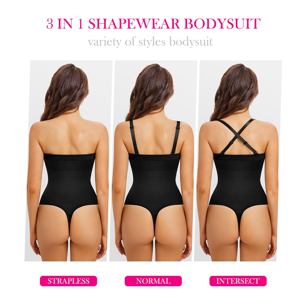 Nebility Women Thong Strapless Body Shaper