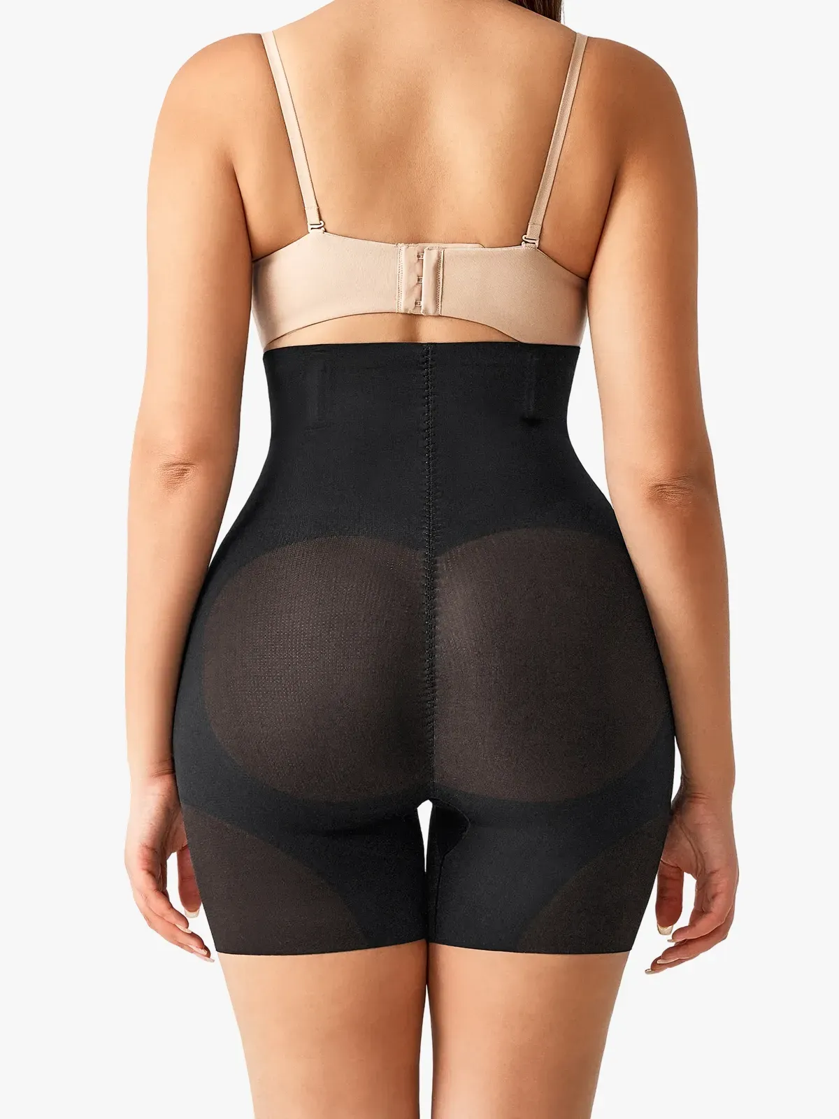 Women High Waist Steel Bone Tummy Control Panty Thigh Shaping Short