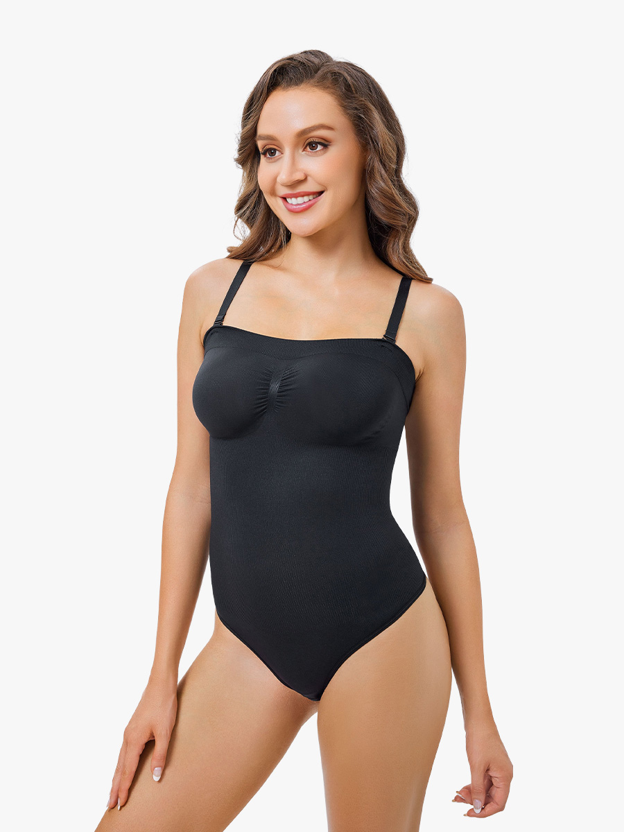 Nebility Women Thong Strapless Body Shaper-Nebility