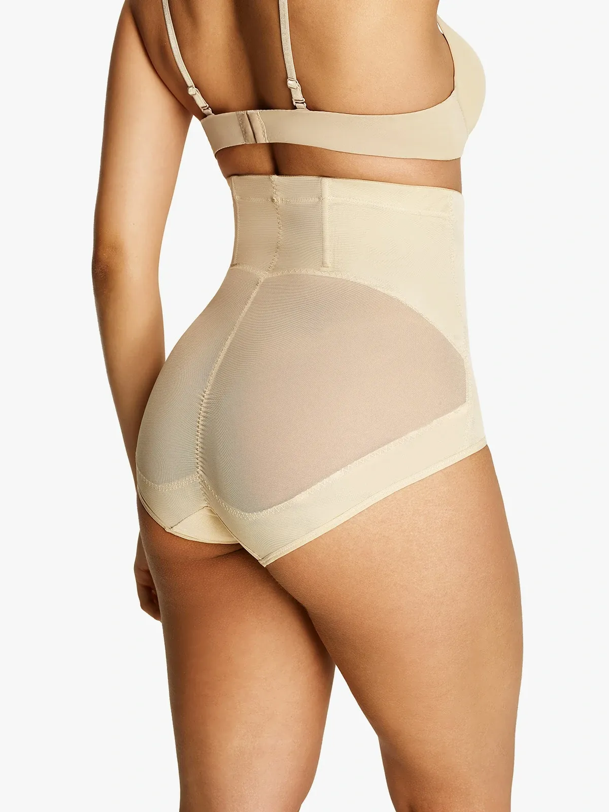 Mesh High-Waist Tummy Contorl Panty