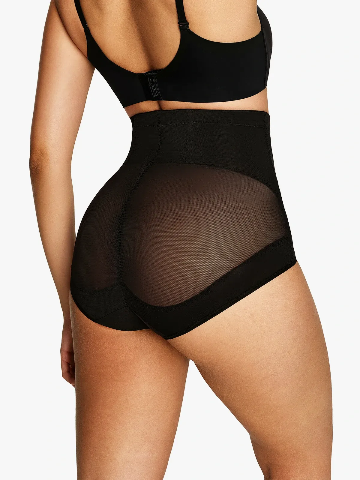 Mesh High-Waist Tummy Contorl Panty