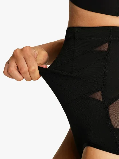 Mesh High-Waist Tummy Contorl Panty