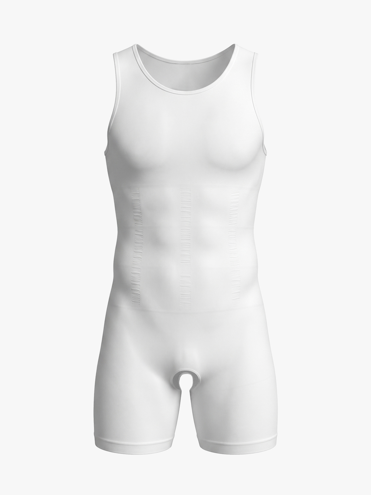 Seamless Full Body Shaper Tummy Control Compression Bodysuit For Men