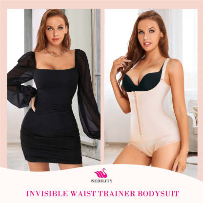 Nebility Latex Slim Zipper Shapewear