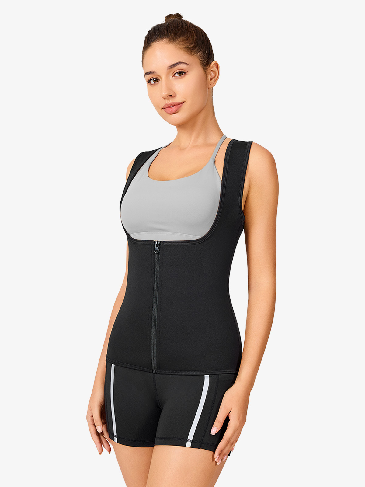 Nebility Waist Slimming Zipper Sauna Corset