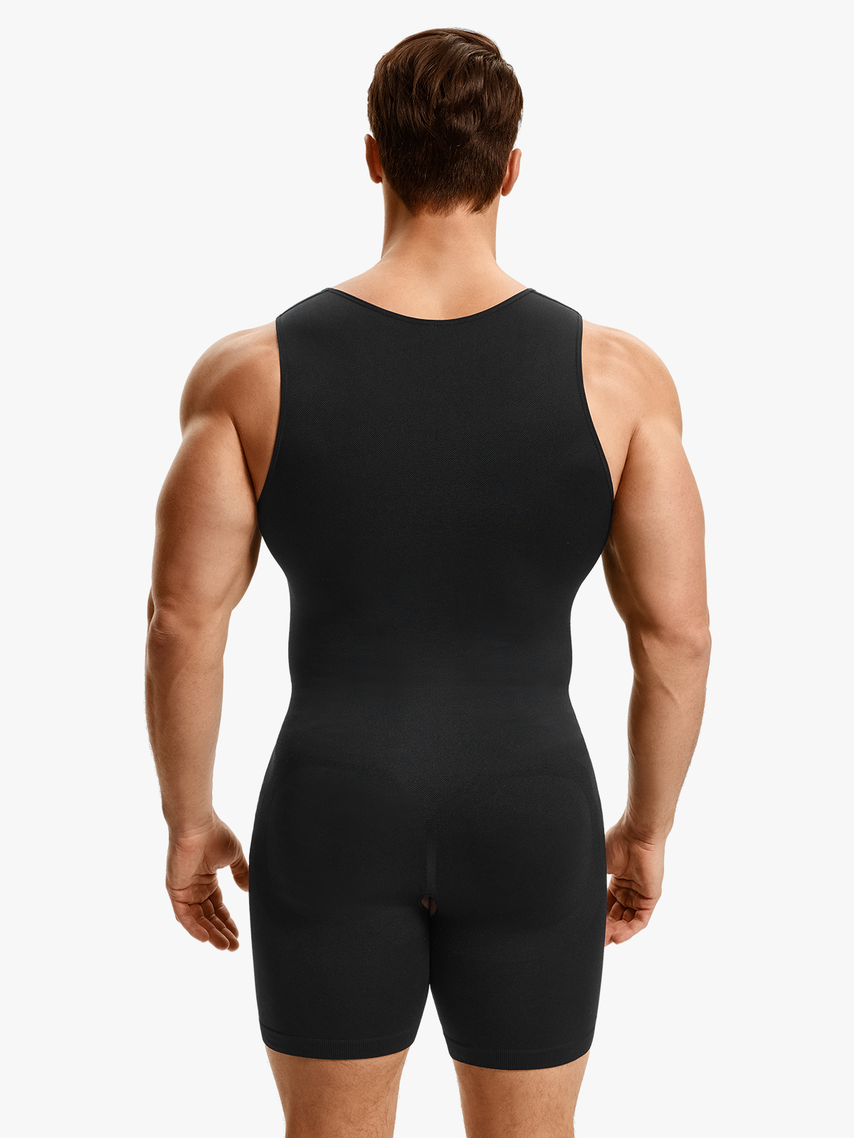 Seamless Full Body Shaper Tummy Control Compression Bodysuit For Men