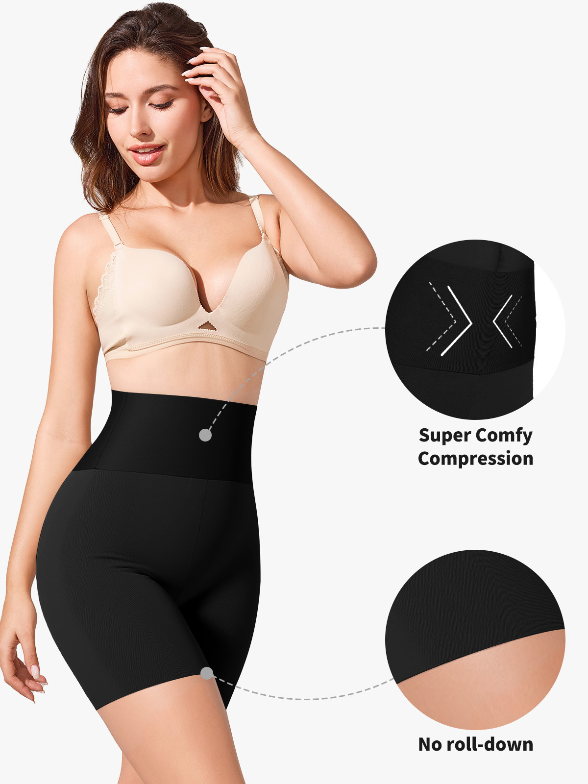 Seamless High Waisted Tummy Control Shorts