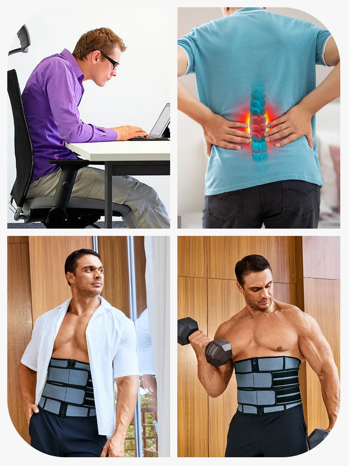 Men's Tummy Control Workout Waist Trainer