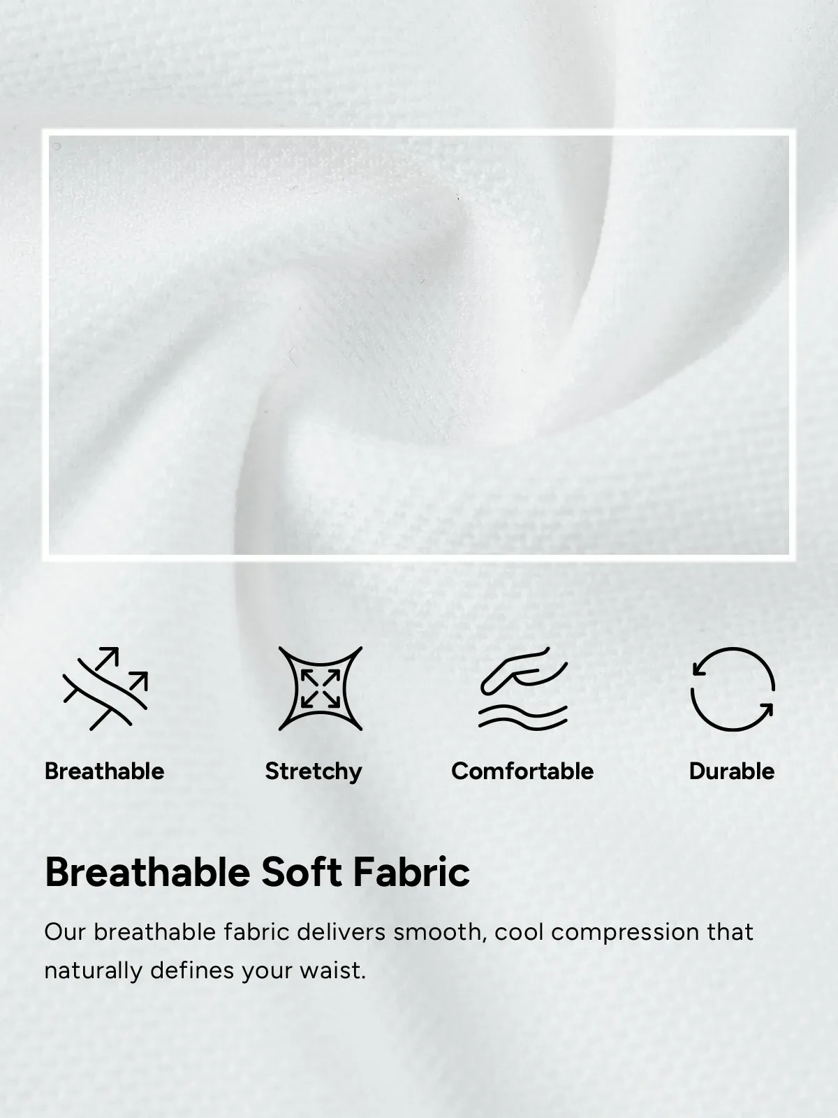 Men's Seamless High-Waist Boning Support Shorts 