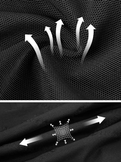 Mesh High-Waist Mid Thigh Short