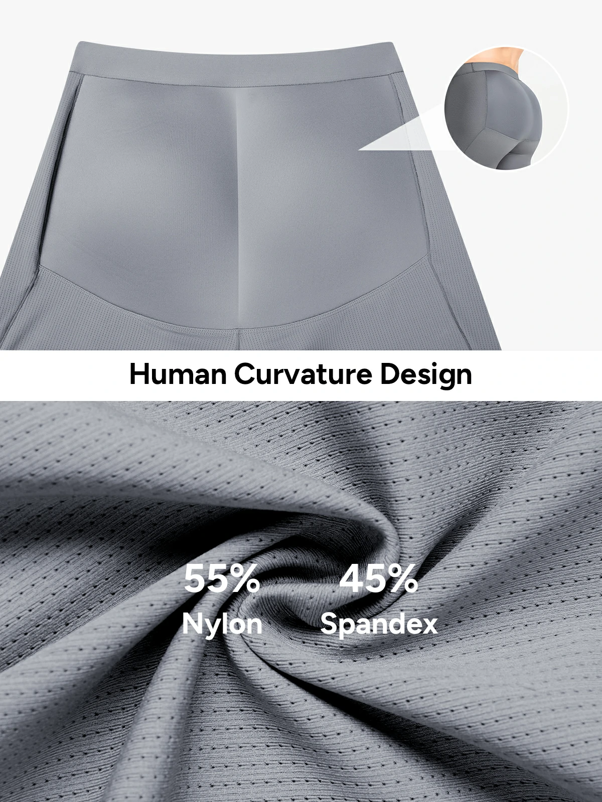 Mid-Waist Padded Butt Lifting Boxer for Men