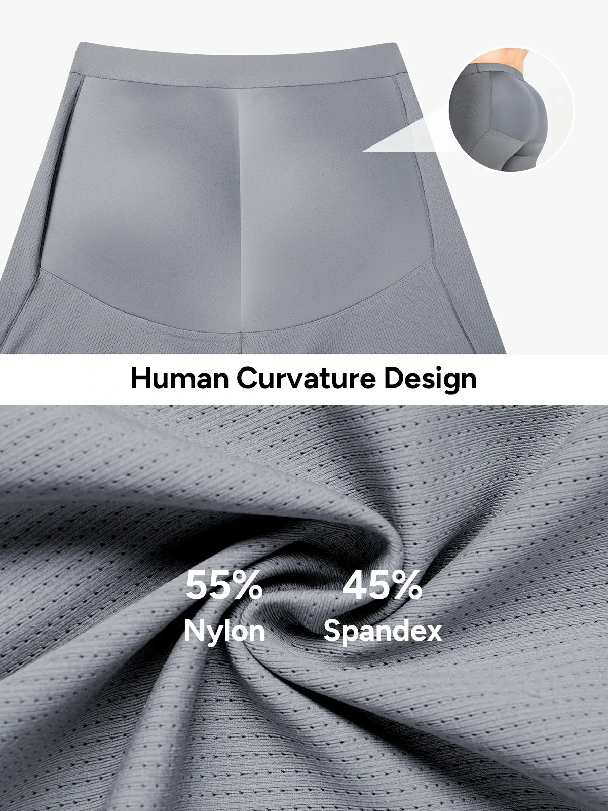 Mid-Waist Padded Butt Lifting Boxer for Men