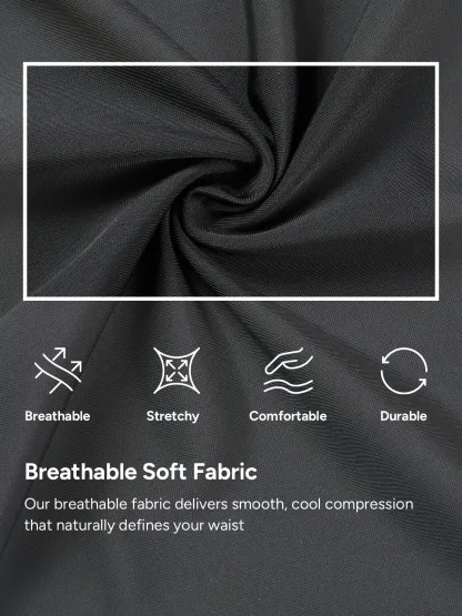 Mid-Rise Butt Lifting Shapewear Shorts for Men