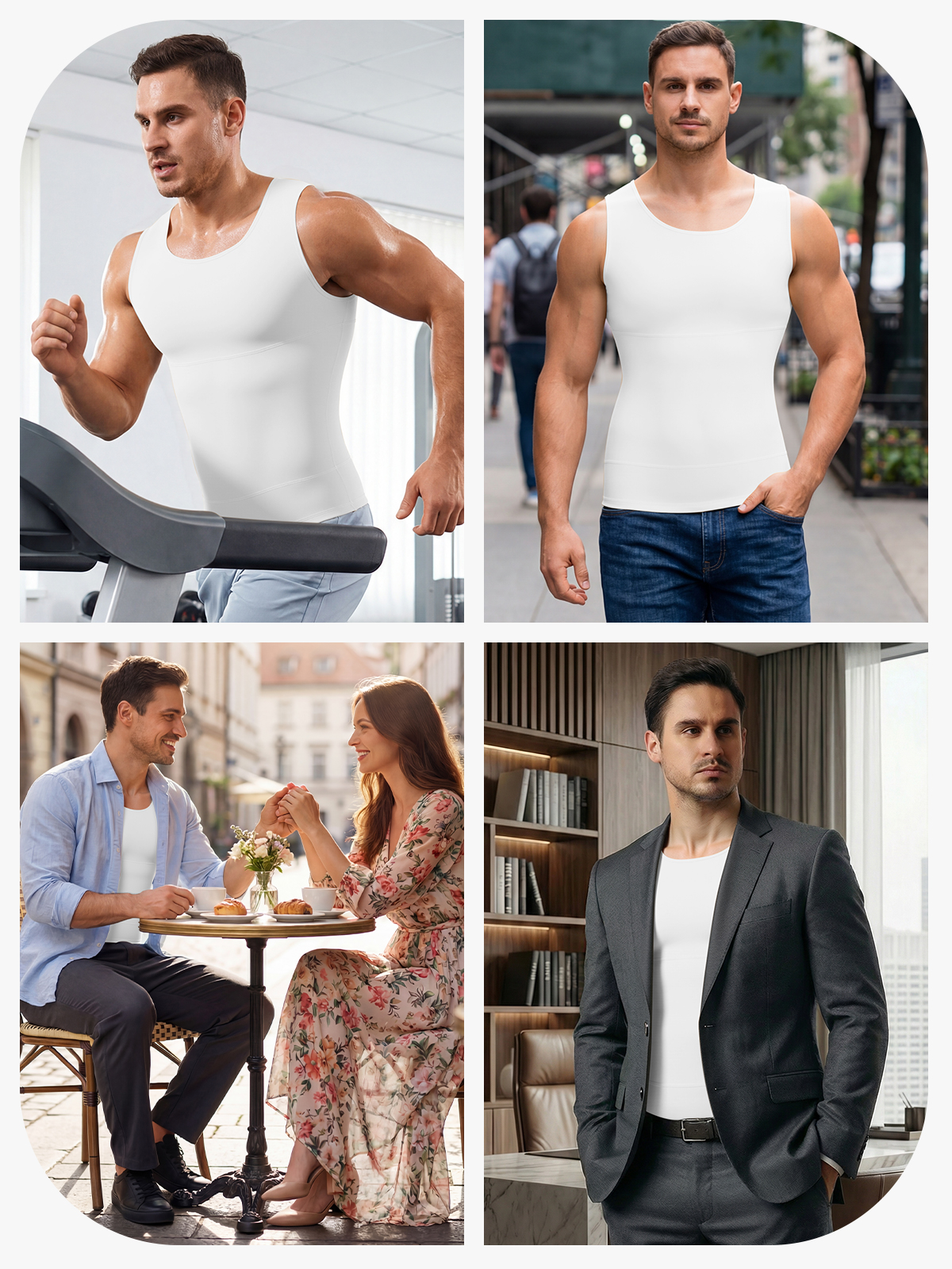 Men's Tummy Control Sliming Tank Top 