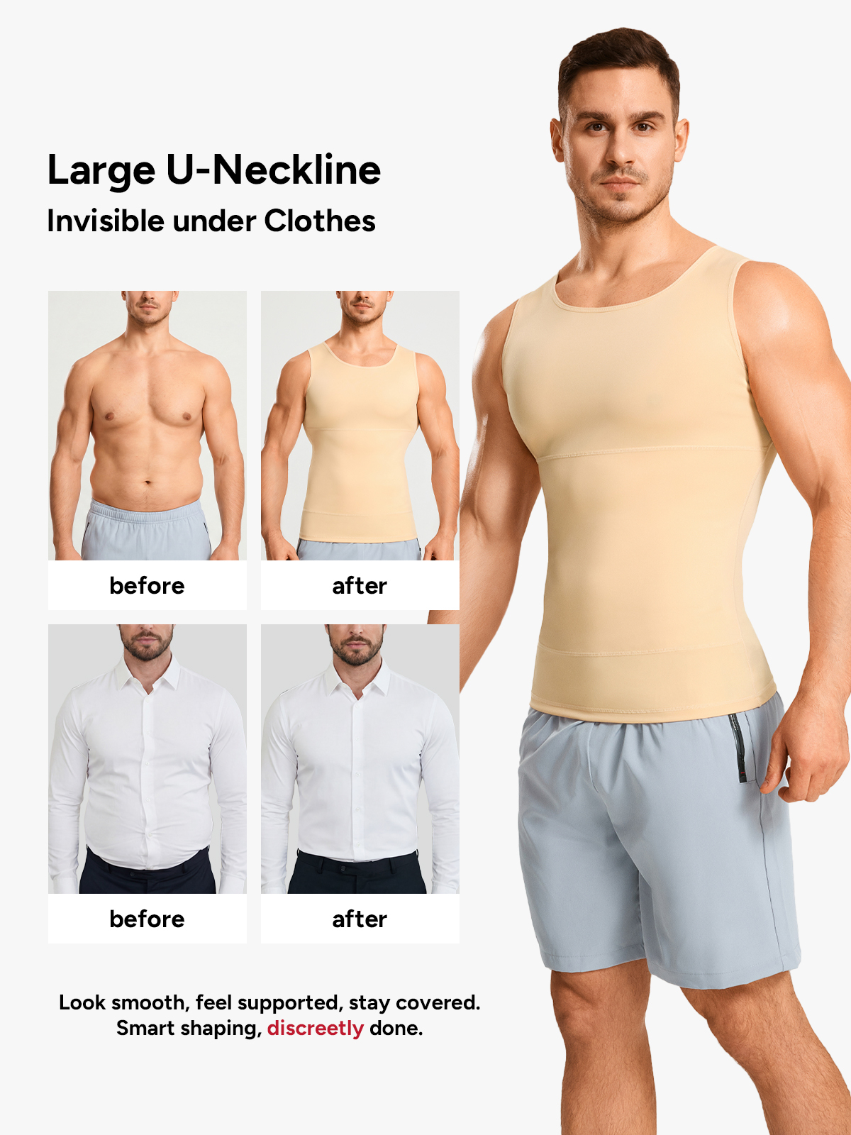 Men's Tummy Control Sliming Tank Top 