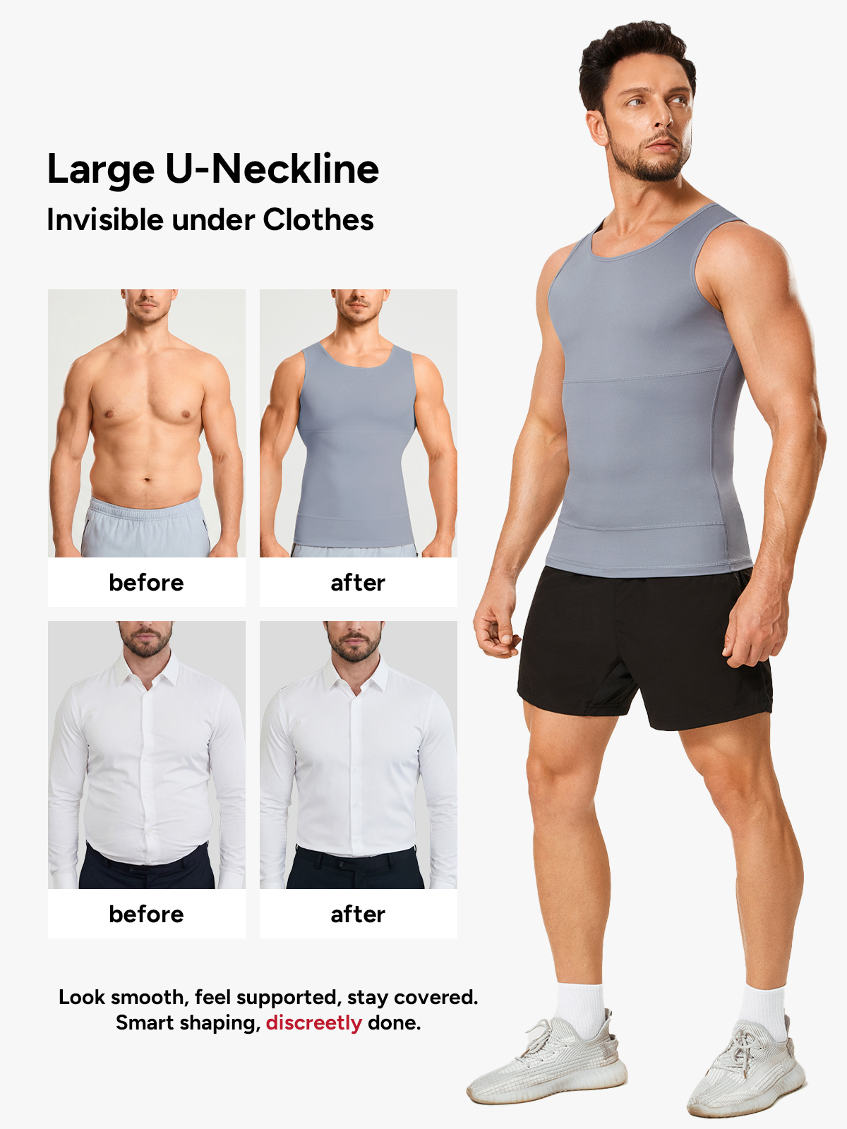 Men's Tummy Control Sliming Tank Top 