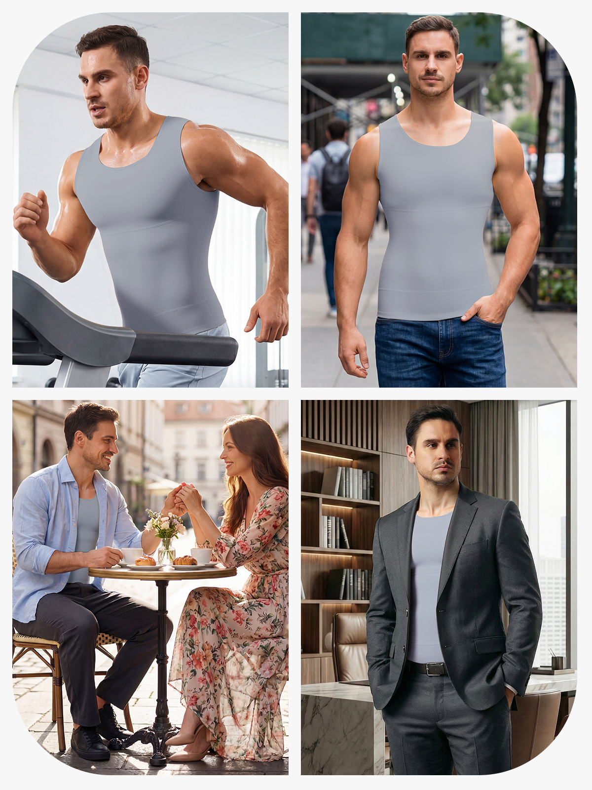 Men's Tummy Control Sliming Tank Top 