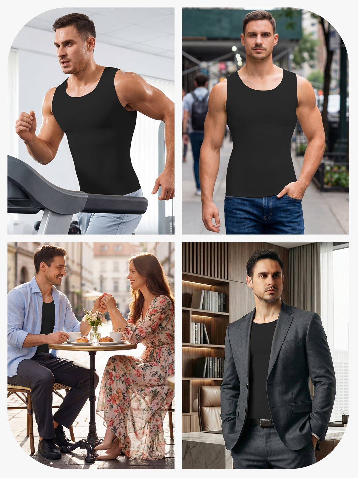 Men's Tummy Control Sliming Tank Top 