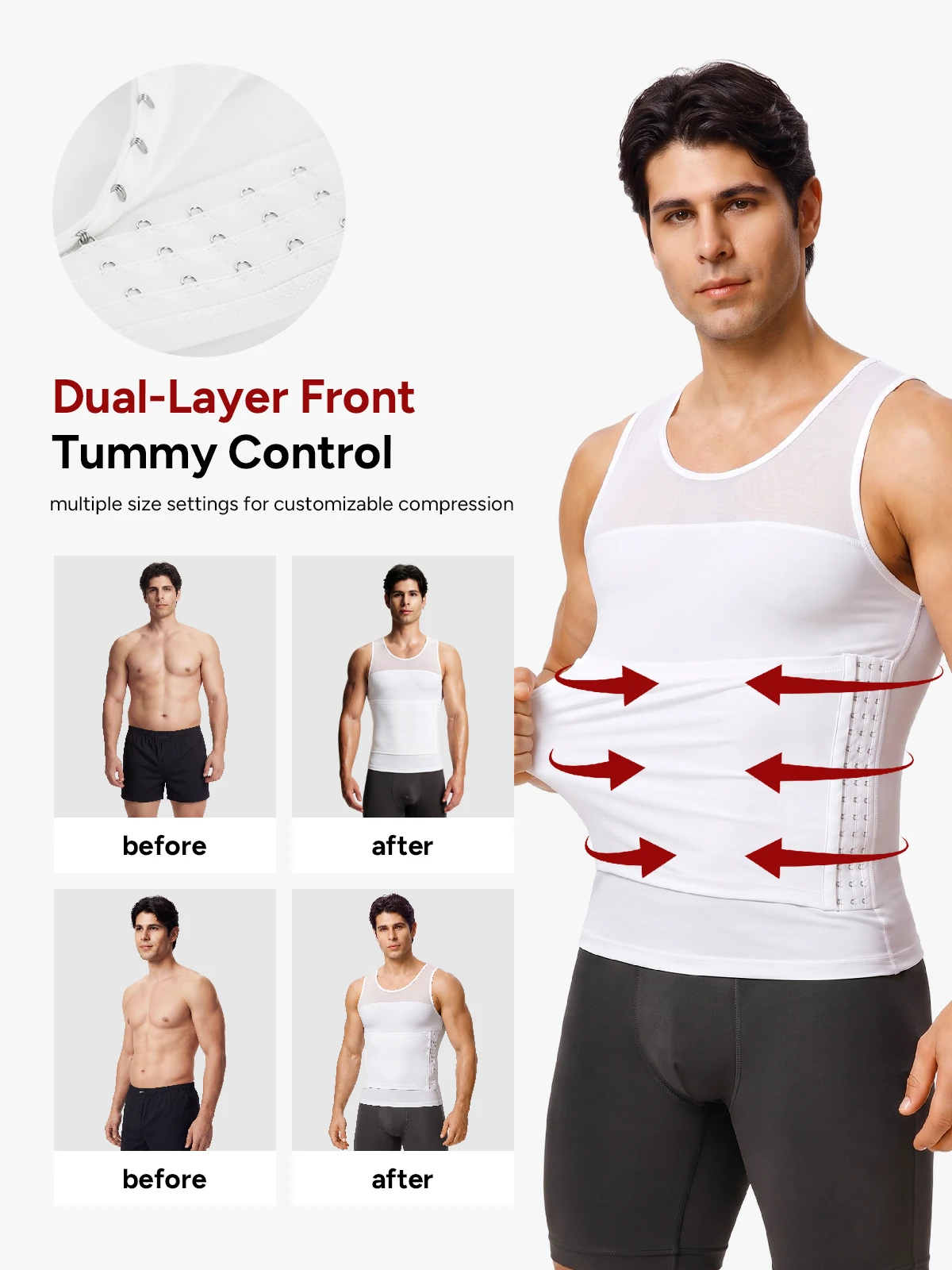 Men's Belly Compression Tank Top