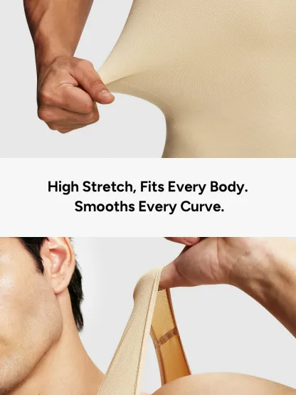 Men's Seamless Crotch Opening Bodysuit 