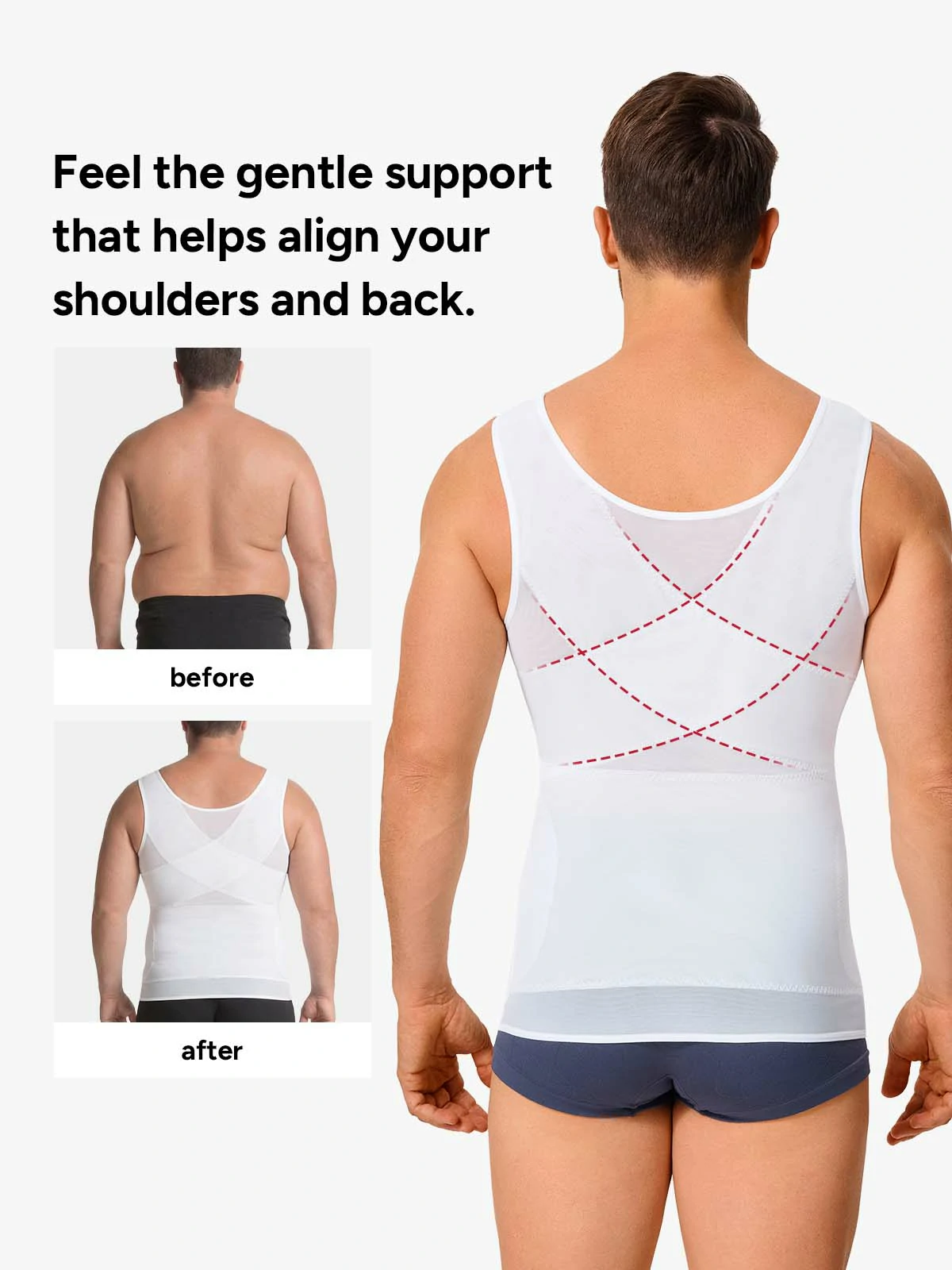 Men's Breathable Tummy Control Tank Top
