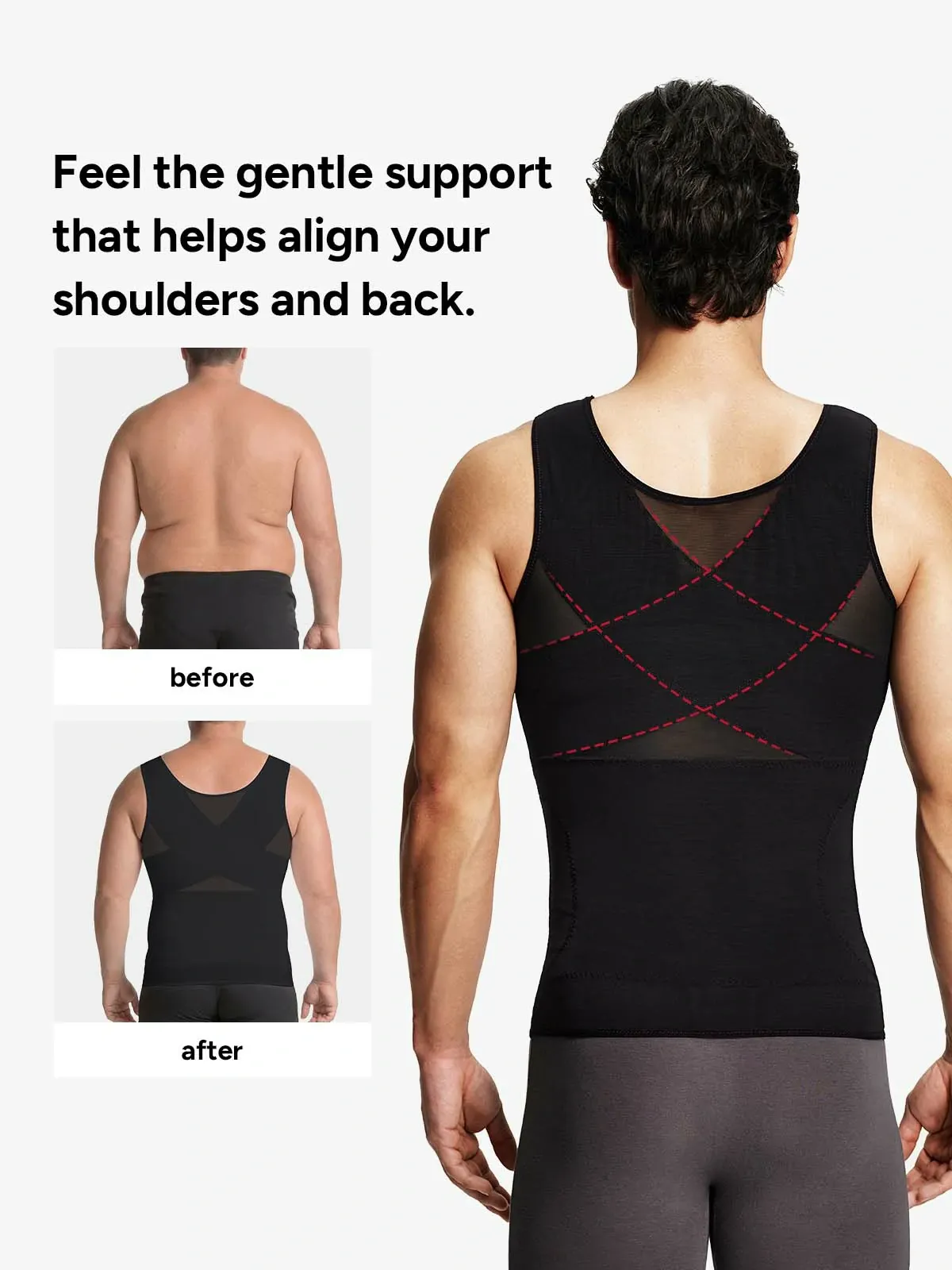 Men's Breathable Tummy Control Tank Top
