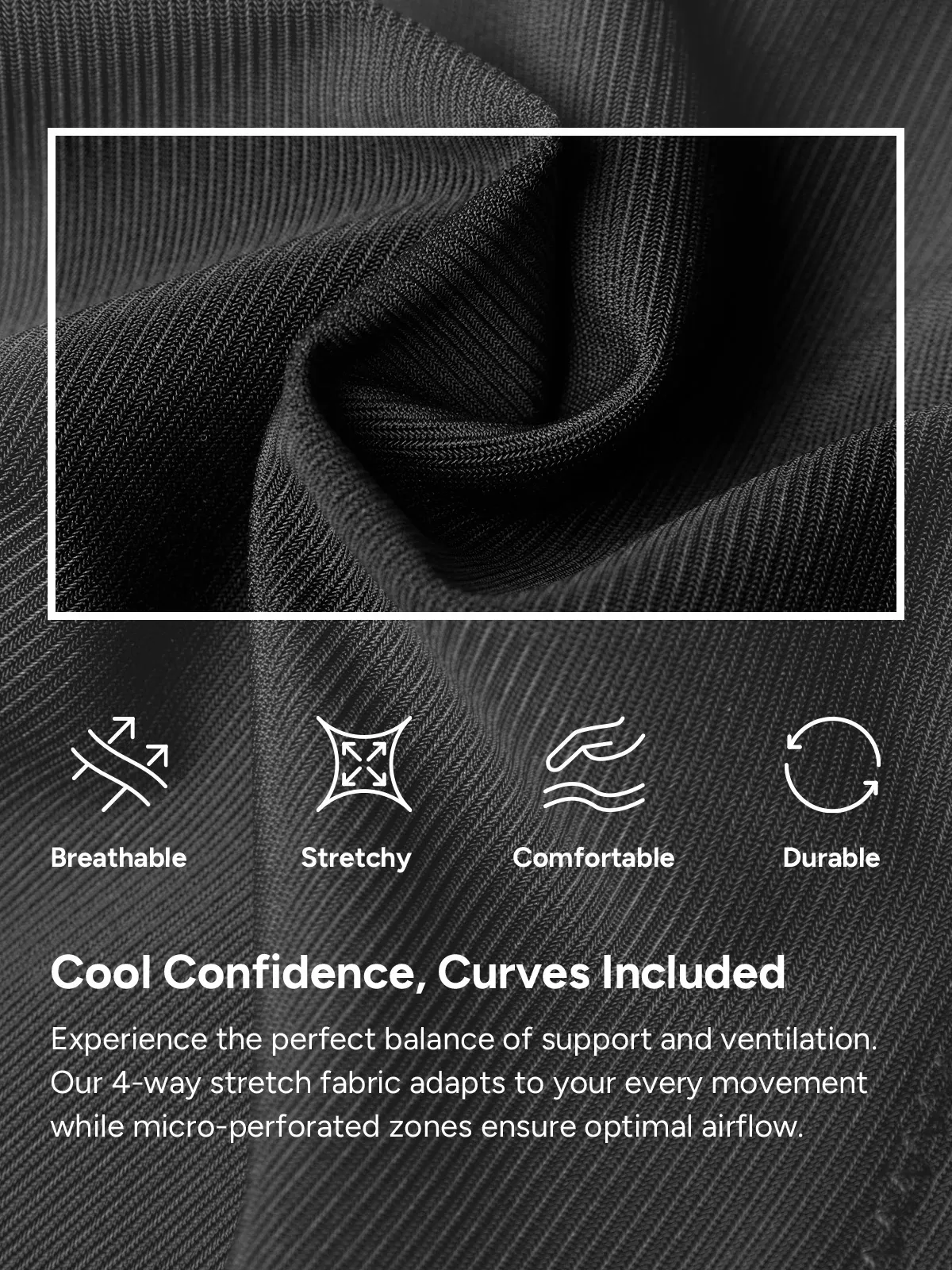 Front Zipper Crotch Opening Mid Thigh Shapewear Bodysuit