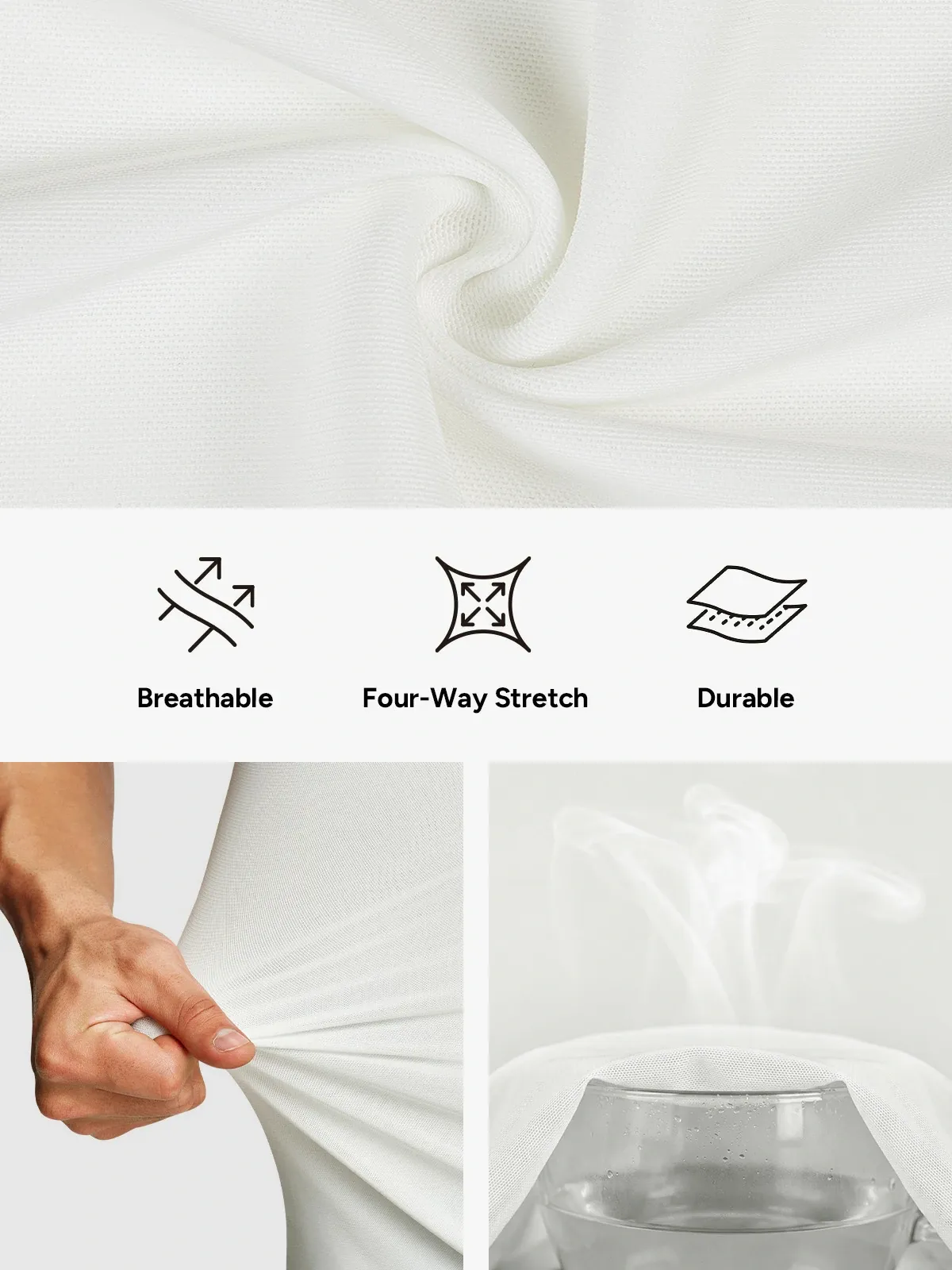 Mesh Zipper Compression Tank Top for Men