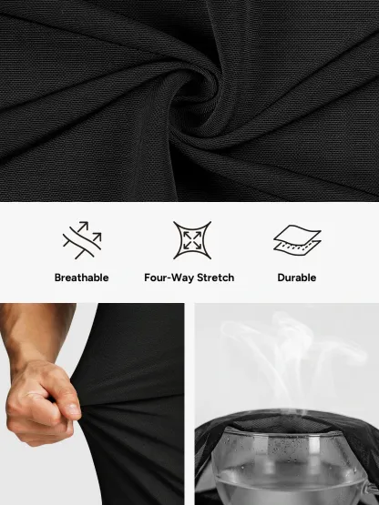 Mesh Zipper Compression Tank Top for Men