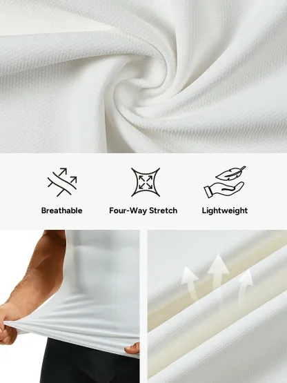 U Neck Breathable Tank Top