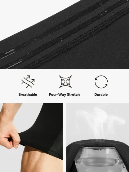 High-Waisted Tummy Control Shaper Shorts for Men