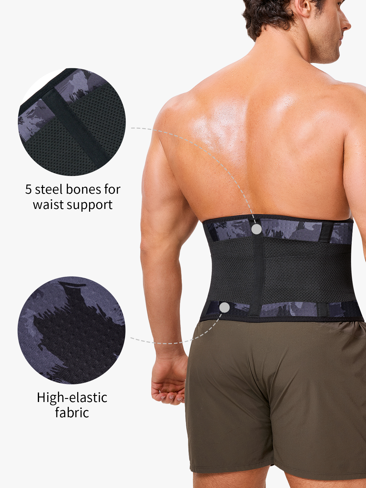Steel Boning Velcro Workout Waist Traner