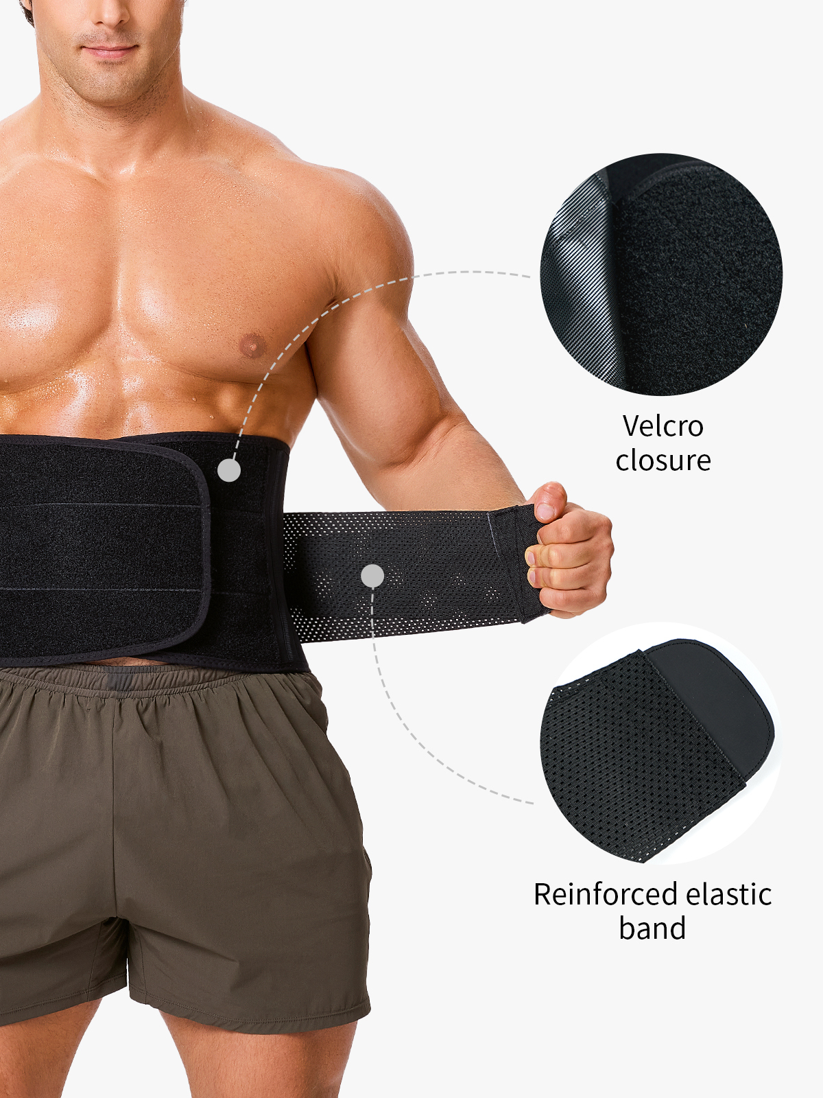 Steel Boning Velcro Workout Waist Traner