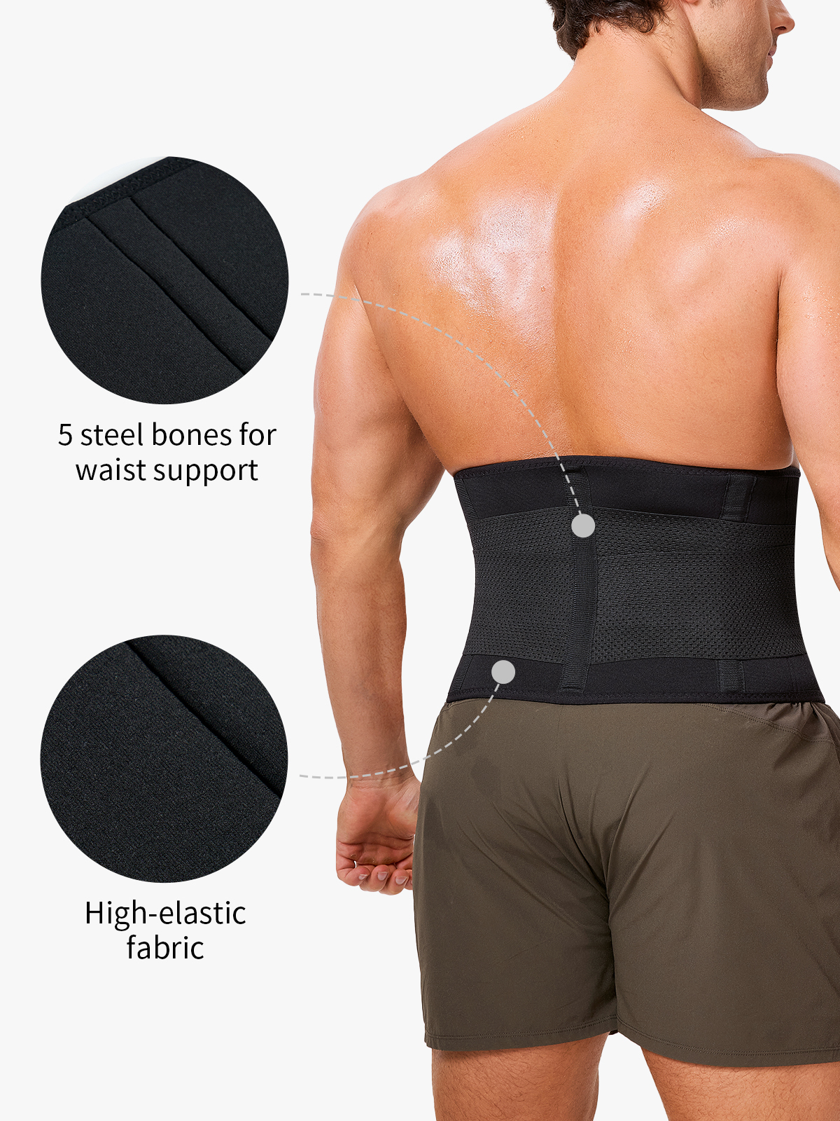 Steel Boning Velcro Workout Waist Traner
