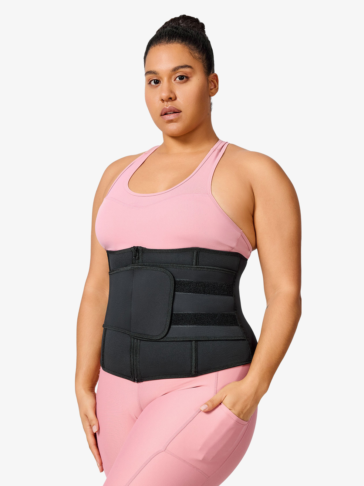 Nebility Plus Size Women Sweat Corset Trimmer Belt