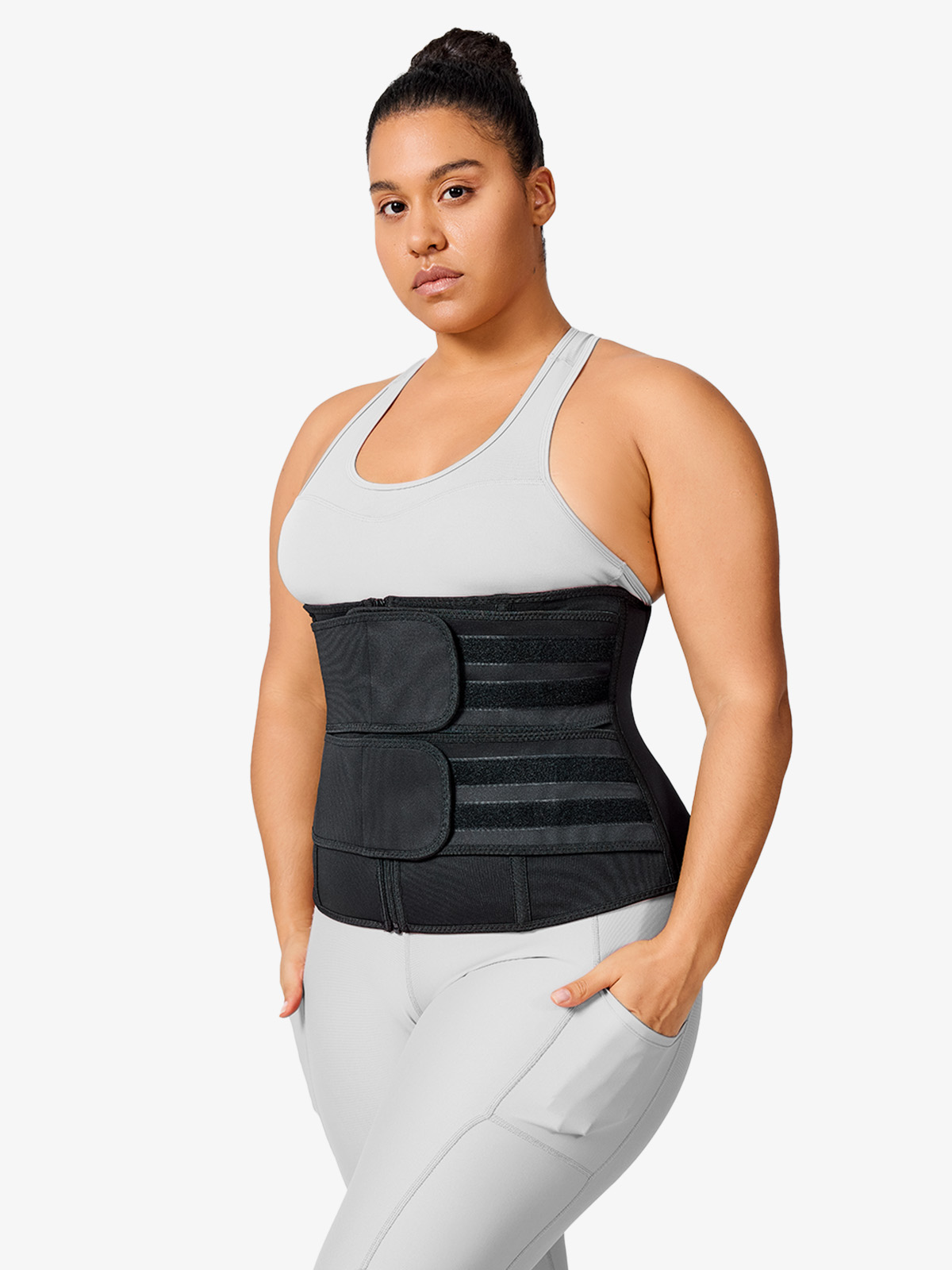 Nebility Neoprene Waist Trainer for Sweating and Weight loss with Straps
