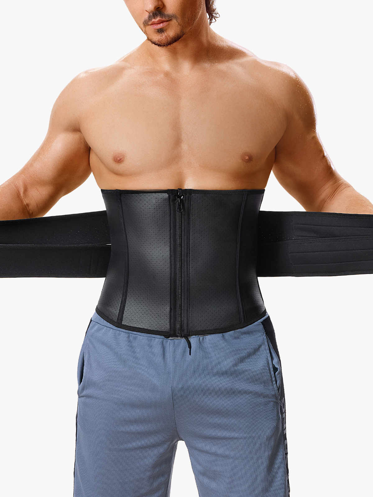 Zipper Adjustable Belt Workout Waist Trainer