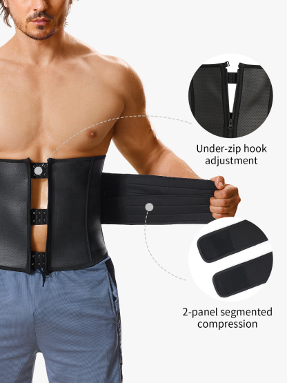 Zipper Adjustable Belt Workout Waist Trainer