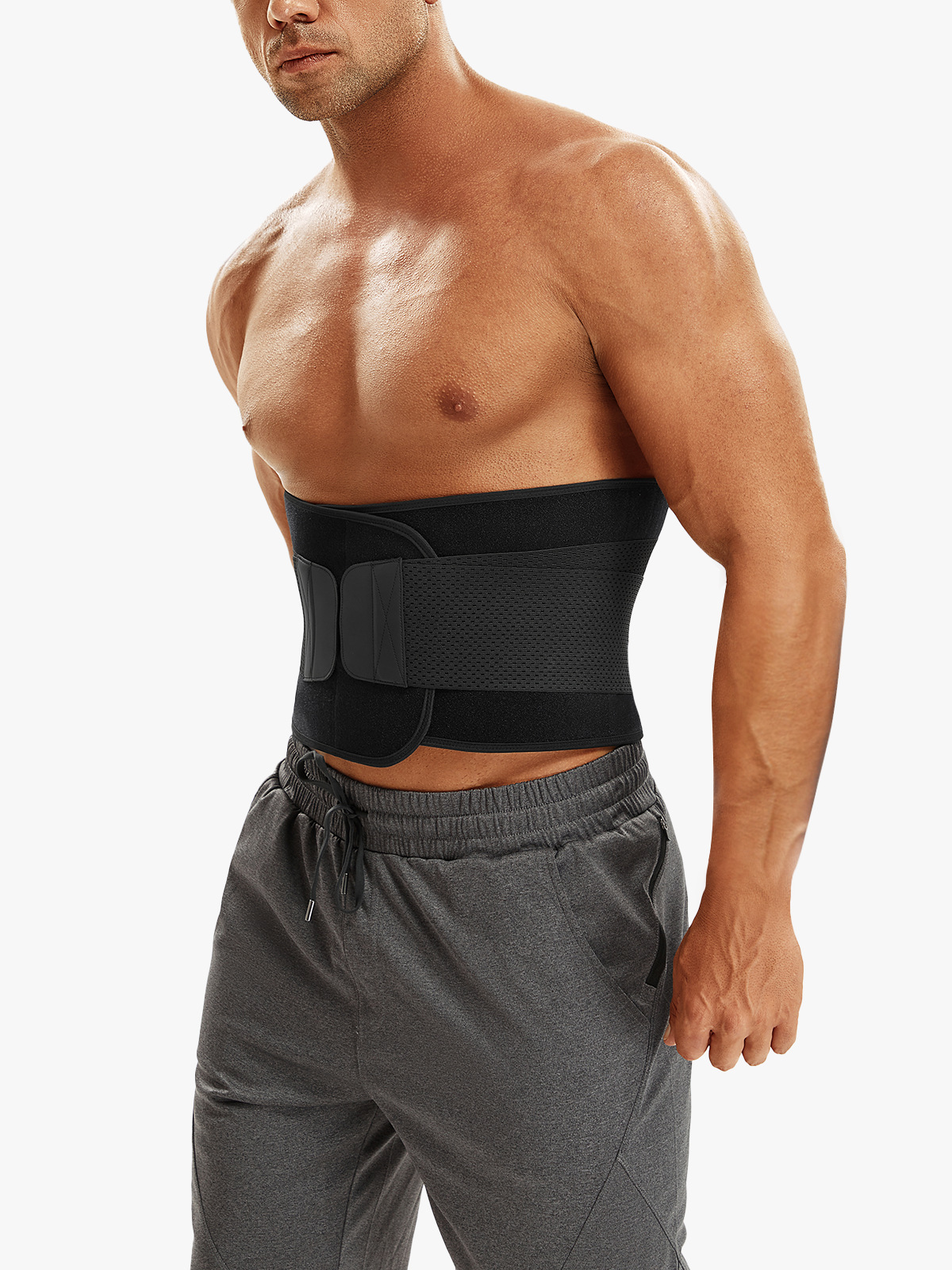 Compression Sports Waistband with Velcro Closure