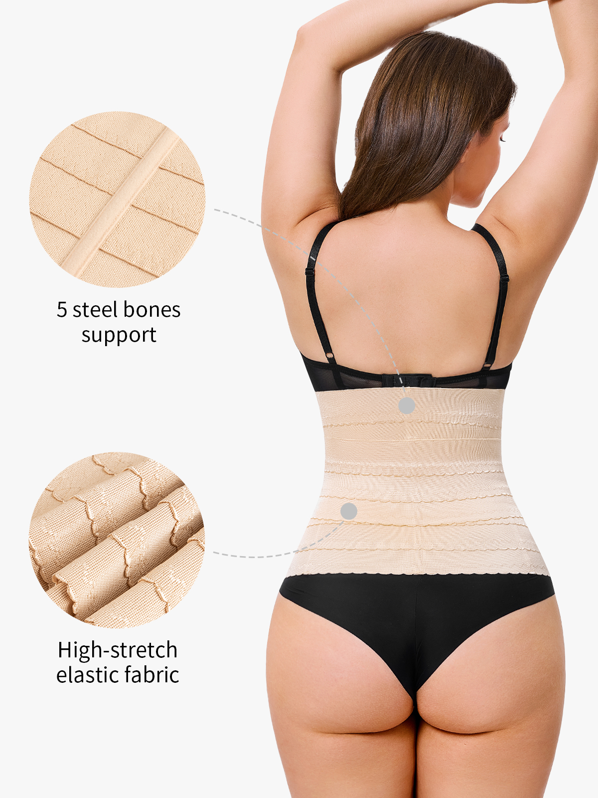 Nebility Women Segmented Waist Cincher