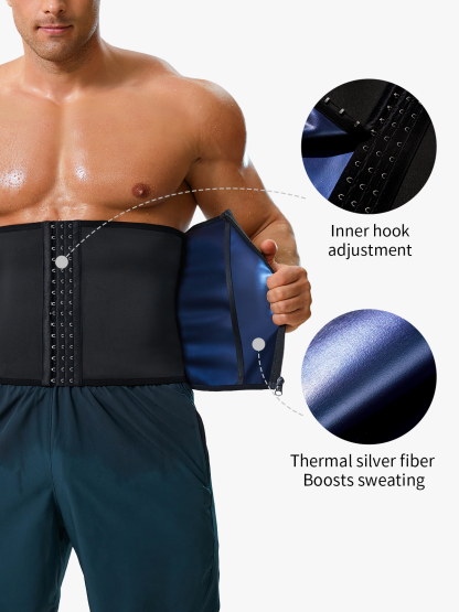 Men's Double Closure Sweat Wasit Cincher