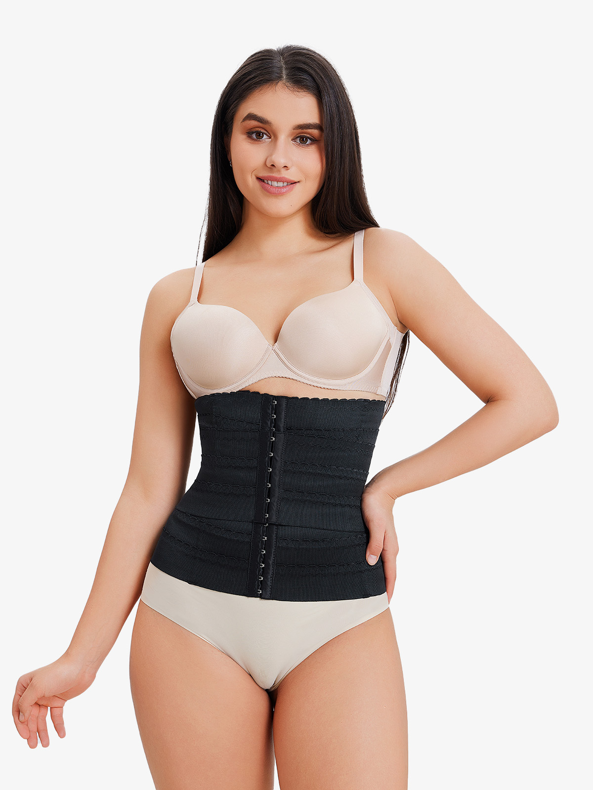Nebility Womens' Waist Trainer Tummy Control Waist Cincher Slim Body Shaper-Nebility